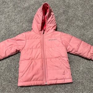 Columbia Pink Puffer Jacket Girl 2t
